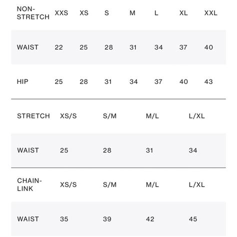 tory burch belt size guide